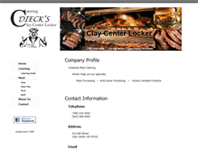 Tablet Screenshot of claycenterlocker.com